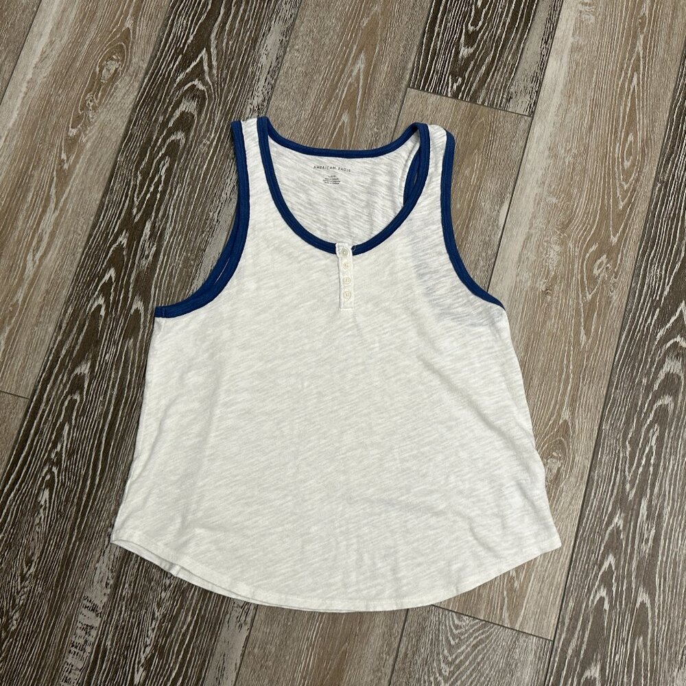 American Eagle Sz L Woman's Cute Loose Fitting Lightweight Tank Top